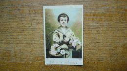 Ancienne Carte De Bonne Année , Jeune Garçon - Nouvel An