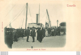 TROUVILLE SUR MER AVANT LE DEPART DU VAPEUR - Trouville