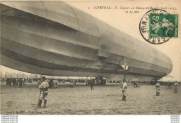 DIRIGEABLE ALLEMAND A LUNEVILLE TYPE ZEPPELIN AU CHAMP DE MARS - Airships