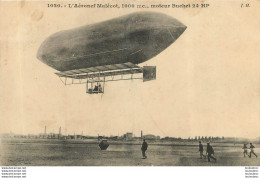 DIRIGEABLE AERONEF MALECOT MOTEUR  BUCHET - Airships