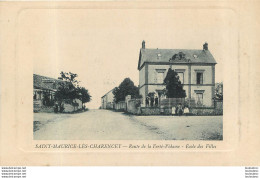 SAINT MAURICE LES CHARENCEY  ROUTE DE LA FERTE VIDAME ECOLE DES FILLES - Autres & Non Classés