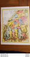 BELLE CARTE GEOGRAPHIQUE LE PAYS DE COMMINGES  VOIR LES 2 SCANS ET PHOTOS TOURISTIQUES 36X27CM - Geographische Kaarten