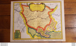 BELLE CARTE GEOGRAPHIQUE L'AGENOIS  VOIR LES  SCANS ET PHOTOS TOURISTIQUES 36X27CM - Geographische Kaarten