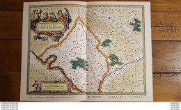 BELLE CARTE GEOGRAPHIQUE LE VEXIN FRANCOIS  VOIR LES 2 SCANS ET PHOTOS TOURISTIQUES 36X27CM - Geographical Maps