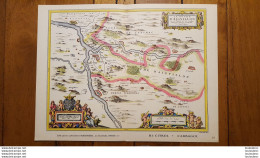 BELLE CARTE GEOGRAPHIQUE LE DUCHE D'AIGUILLON VOIR LES 2 SCANS ET PHOTOS TOURISTIQUES 36X27CM - Geographical Maps