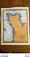 BELLE CARTE GEOGRAPHIQUE LE COTENTIN VOIR LES 2 SCANS ET PHOTOS TOURISTIQUES 36X27CM - Landkarten