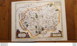 BELLE CARTE GEOGRAPHIQUE LE PAYS D'AIRE ET D'ADOUR VOIR LES 2 SCANS ET PHOTOS TOURISTIQUES 36X27CM - Geographische Kaarten