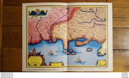 BELLE CARTE GEOGRAPHIQUE LE PAYS DE VANNES  VOIR LES  SCANS ET PHOTOS TOURISTIQUES 36X27CM - Landkarten