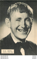 BOURVIL PHOTO STAR PARIS  AVEC PUBLICITE AU VERSO  13 X 9 CM - Actores