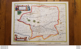 BELLE CARTE GEOGRAPHIQUE LE PERIGORD  VOIR LES 2 SCANS ET PHOTOS TOURISTIQUES 36X27CM - Cartes Géographiques