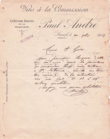 PAUL ANDRE à LUNEL . Vins à La Commission . 1907  - 1900 – 1949