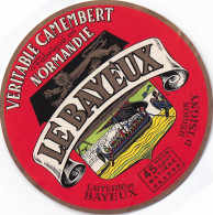 Etiquette CAMEMBERT LE BAYEUX - Fromage