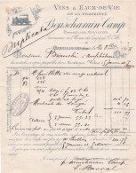 BOUSCHARAIN CAMP . Vis Et Eaux De Vie à MARSILLARGUES En 1898 - 1900 – 1949