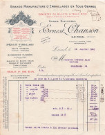 Ernest CHANSON . LUNEL . Grande Manufacture D'Emballages . 1930 - 1900 – 1949