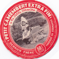 Etiquette Petit Camembert A La PETITE FERMIERE . DERRIEN FRERE - Käse