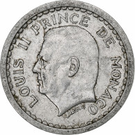 Monaco, Louis II, Franc, 1943, Aluminium, TTB, KM:120 - 1960-2001 Franchi Nuovi
