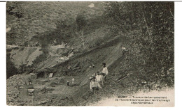 EYMOUTIERS - BUSSY-VARACHE -Travaux De Terrassement De L'Usine Electrique Pour Les Tramways Départementaux - Pas Courant - Eymoutiers