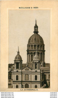 CHROMO EDMOND BOCQUET CAUDEBEC LES ELBEUF  BONNETERIE MERCERIE BOULOGNE SUR MER CATHEDRALE - Altri & Non Classificati