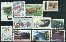 Canada Lot De Timbres Oblitérés  N° 887,955, 1115, 1127, 1204, 1209, 1239, 1240, 1241, 1331, 1338 Y&T - Gebraucht