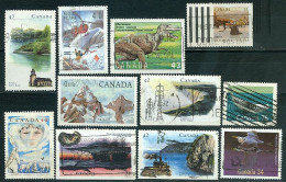 Canada Lot De Timbres Oblitérés  N° 887,955, 1115, 1127, 1204, 1209, 1239, 1240, 1241, 1331, 1338 Y&T - Used Stamps
