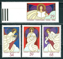 Canada Série De Timbres Noël (Christmas) 1986 N° Y&T 973 à 976 Neufs Sans Charnière Gomme D'origine Intacte Très Frais - Navidad