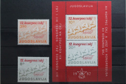 Jugoslawien 1930-1931, Block 21 Mit 1932-1933 Postfrisch #UH356 - Sonstige & Ohne Zuordnung
