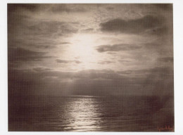 Victorian Ocean Solar Effect In The Clouds Weather Museum Photo Postcard - Photographs
