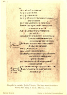 Gospels Of Mark Latin Vulgate 6th Century Manuscript Old Postcard - Kunstgegenstände