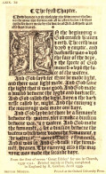1539 First Of Seven Great Bibles Paris Antique Museum Postcard - Kunstgegenstände