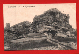 (RECTO / VERSO) SAINT AFFRIQUE EN 1917 - ROCHER DE CAYLUS COTE NORD - CPA - Saint Affrique