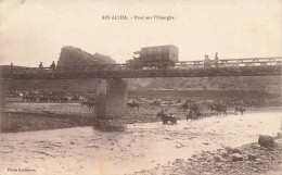 Ain Aicha , Maroc * Un Coin Du Village Et Pont Sur L'ouergha * Camion - Autres & Non Classés