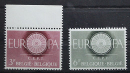 Belgien 1209-1210 Postfrisch Cept Europa #UG728 - Other & Unclassified