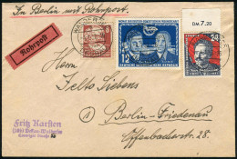 DDR, 1952, 214, 294, 296, Brief - Sonstige & Ohne Zuordnung