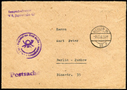 DDR, 1950, PS, Brief - Autres & Non Classés