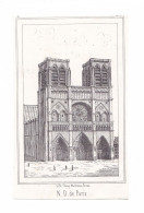 Notre-Dame De Paris, Lithographie Clarey-Martineau, Tours - Images Religieuses