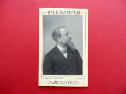 Autographe Jean Lambert Pickman Photographie Provost 1890 Magicien Mentaliste - Altri & Non Classificati