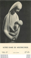 CANIVET IMAGE RELIGIEUSE  NOTRE DAME DE MISERICORDE EGLISE SAINT FRANCOIS XAVIER 1964 - Imágenes Religiosas