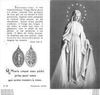 CANIVET IMAGE RELIGIEUSE   O  MARIE CONCUE SANS PECHE PRIEZ POUR NOUS - Images Religieuses