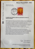 France 2023 - Notice à Tirage Limité - Blaise PASCAL (Voir Photo) - Documents Of Postal Services