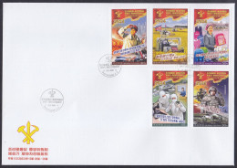NORTH KOREA 2024 Plenary Meeting,Agriculture,Industry,Pharmacy, Research,Submarine,Missile,Army,Perf FDC,Cover (**) - Corea Del Norte