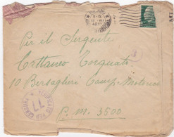 REGNO - ITALIA - POSTA MILITARE -  MILANO  - BUSTA - 10 BERSAGLIERI COMP. MOTO - VIAGGIATA PER P.M. 35.00 -1942 - Military Mail (PM)