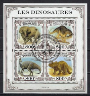 Animaux Préhistoriques Togo 2021 (69) Yvert N° 8831 à 8834 Oblitérés Used - Préhistoriques