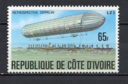 COTE D'IVOIRE N° 435    NEUF SANS CHARNIERE COTE 1.00€    ZEPPELIN - Ivory Coast (1960-...)