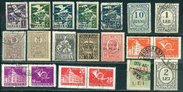 Roumanie Lot De Timbres De Service Taxe Colis Postaux Entre 1927 & 1972 Neufs Et Oblitérés Voir Scan - Dienstzegels