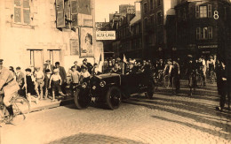 Quimper * RARE Carte Photo Photographe E. Le Grand * Départ Course Cycliste * Coureurs Cyclistes Vélo Cyclisme - Quimper