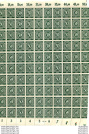 FEUILLE DE 100 TIMBRES  DEUTSCHE POST 50 PFENNIG - Altri & Non Classificati