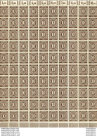 FEUILLE DE 100 TIMBRES  DEUTSCHE POST 10 PFENNIG - Otros & Sin Clasificación