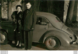 RENAUL 4CV  PHOTO ORIGINALE FORMAT  8 X 5 CM - Cars