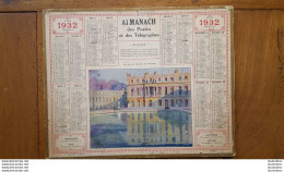 CALENDRIER ALMANACH DES POSTES 1932 DEPARTEMENT DE LA LOZERE - Grand Format : 1921-40