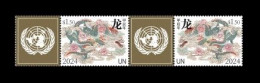 United Nations (New York) 2024 Mih. 1906/07 Lunar New Year. Year Of The Dragon MNH ** - Nuevos